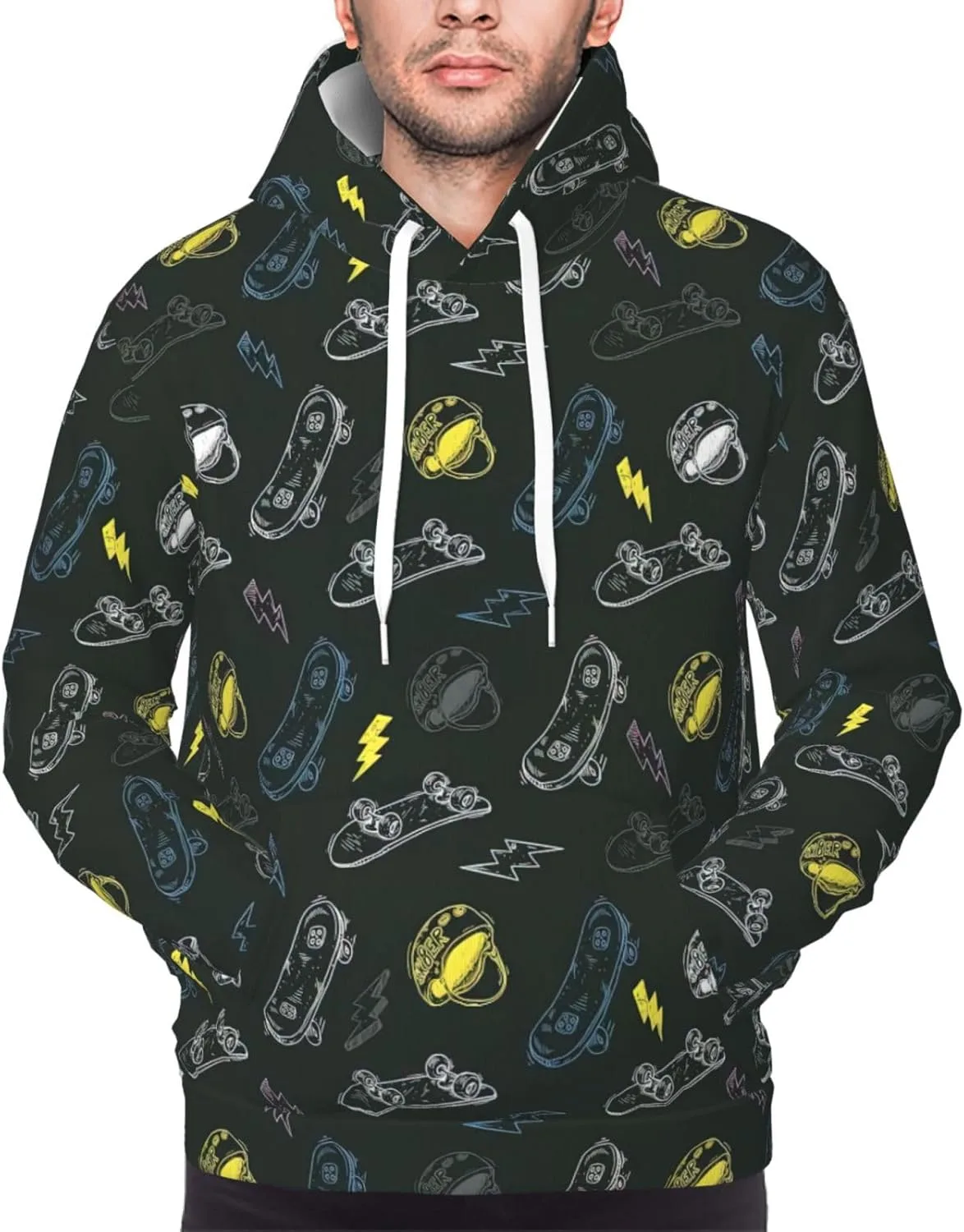 

Мужская тонкая вельветовая худи Sherpa с капюшоном Longzehao