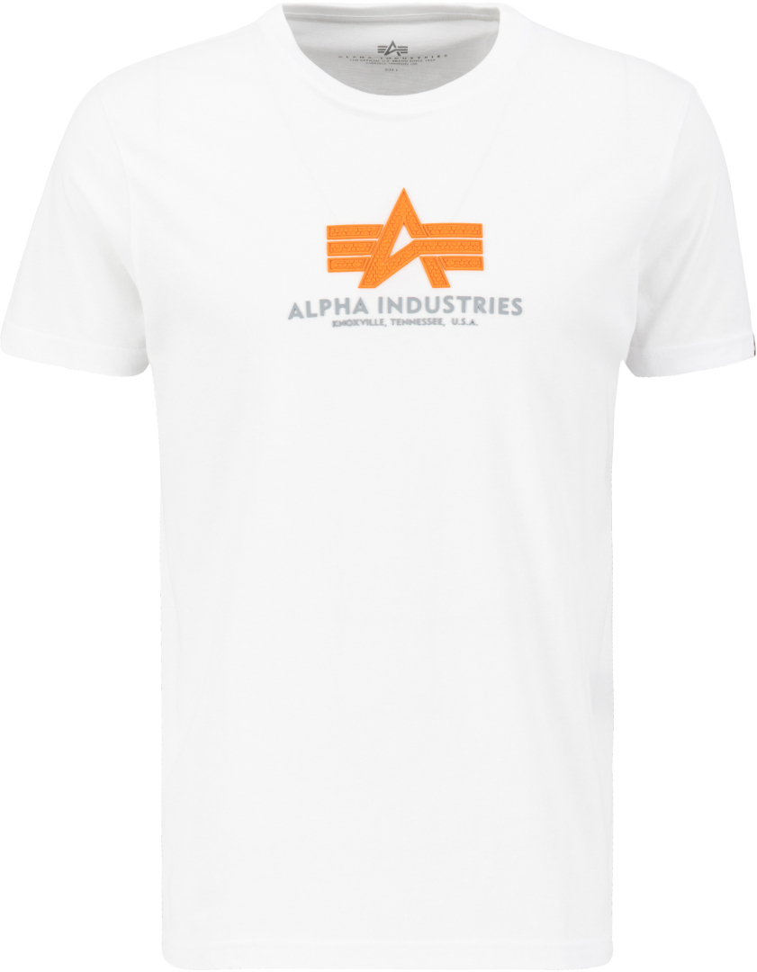 

Футболка Alpha Industries Basic Rubber T-Shirt, белый