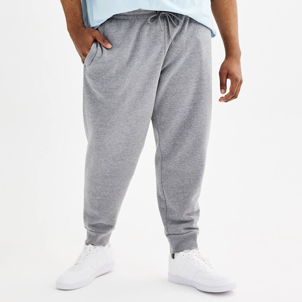 

Флисовые джоггеры Big & Tall Tek Gear, цвет Light Gray