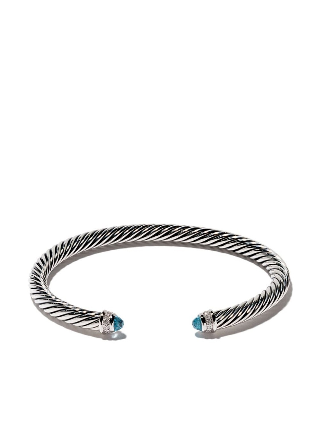 

Серебряный браслет Cable Classics с топазом и бриллиантами David Yurman