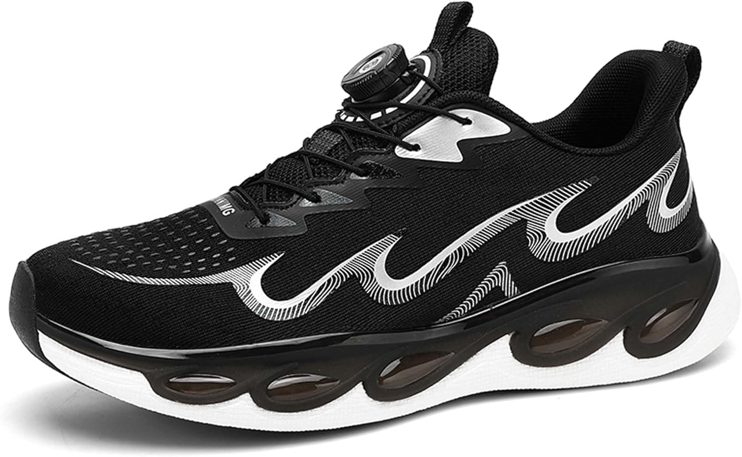 

Мужские беговые кроссовки Легкие Удобные Кроссовки Износостойкие Прочные Обувь для ходьбы Спортивные АТлетические Ksyvucrd, черный