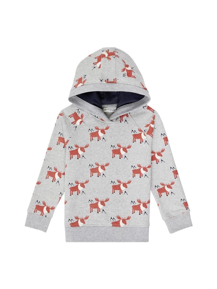 

Пуловер Sense Organics Pullover mit Kapuze Jonas, серый
