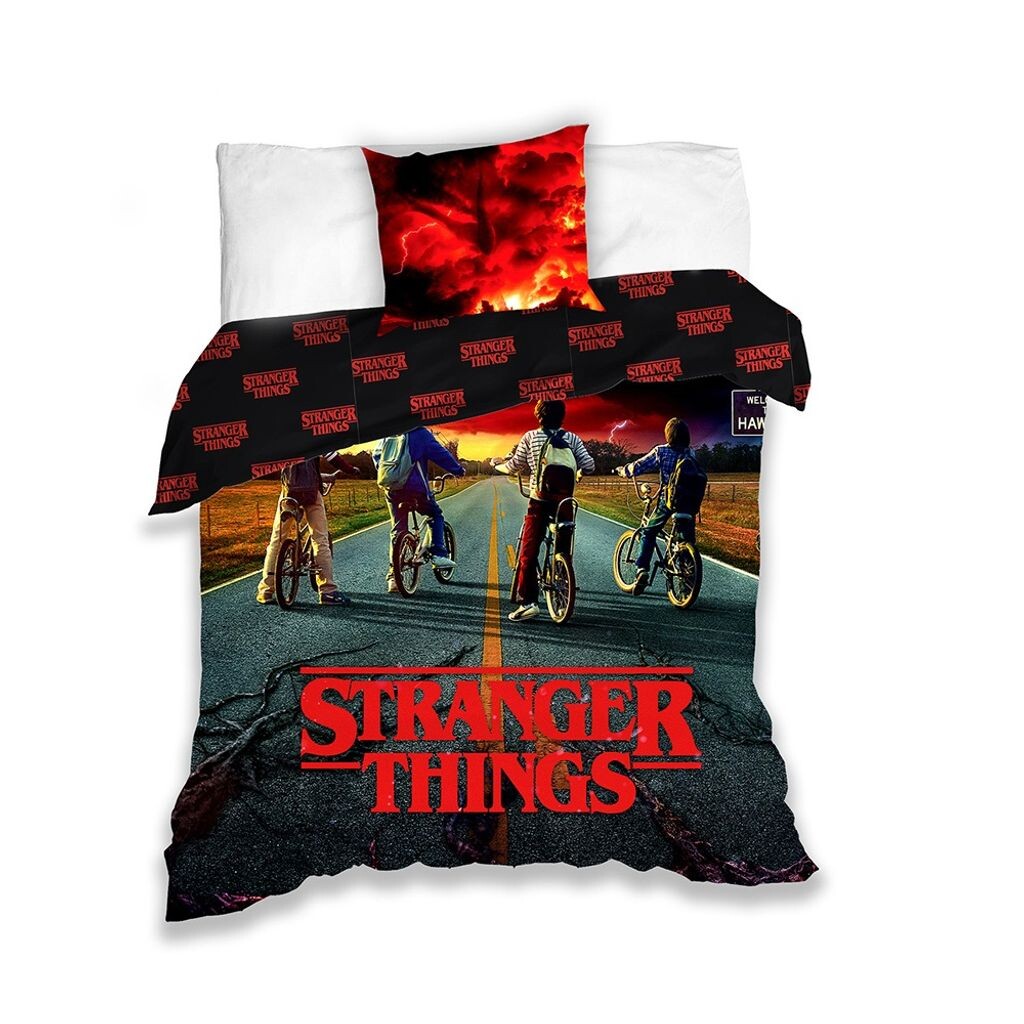 

Постельное белье Stranger Things STR225020-4, 135х200 см + 80х80 см… PHU CARBOTEX