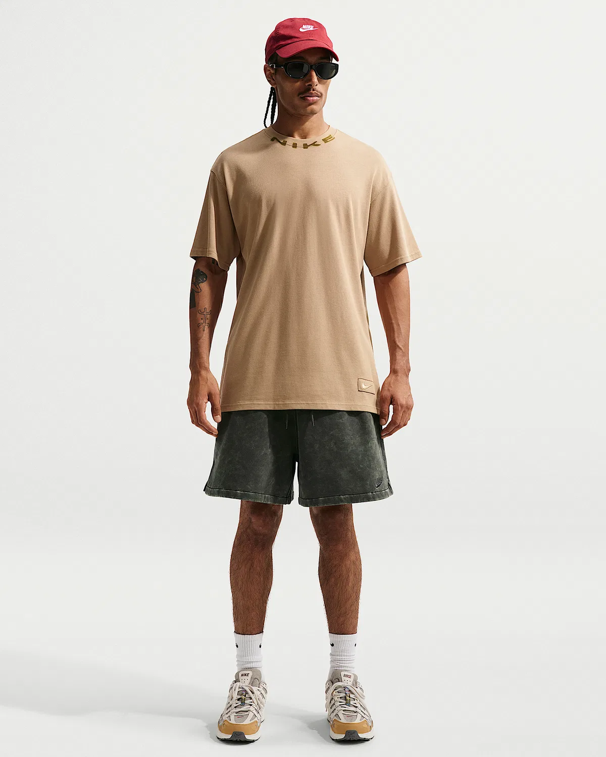 Мужские флисовые шорты Nike Club, Anthracite/Anthracite