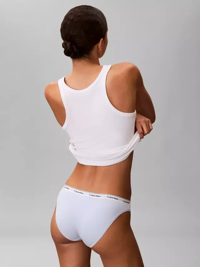 Логотип Icon, бикини, трусики Calvin Klein, Breezy Blue — фото 4