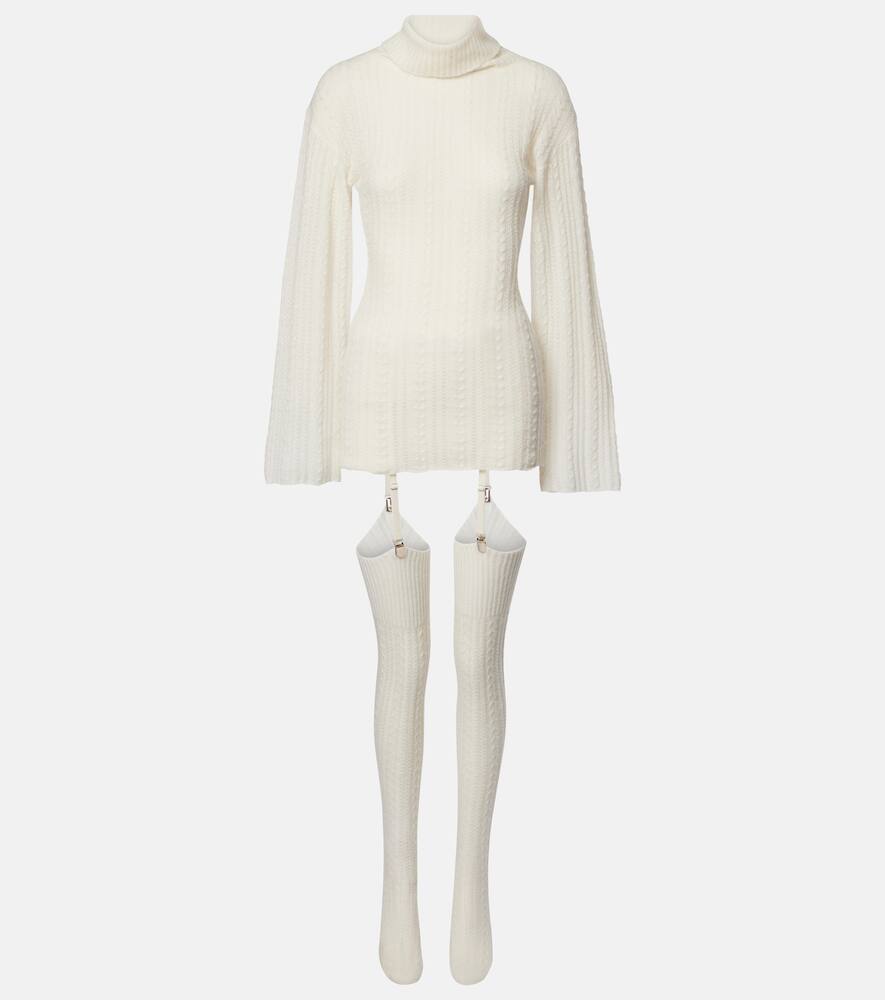 

Шерстяное мини-платье Aya Muse, Papyrus