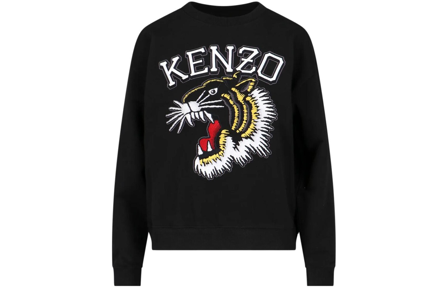 

Толстовка женская Kenzo Varsity Jungle Embroidered, черный / белый