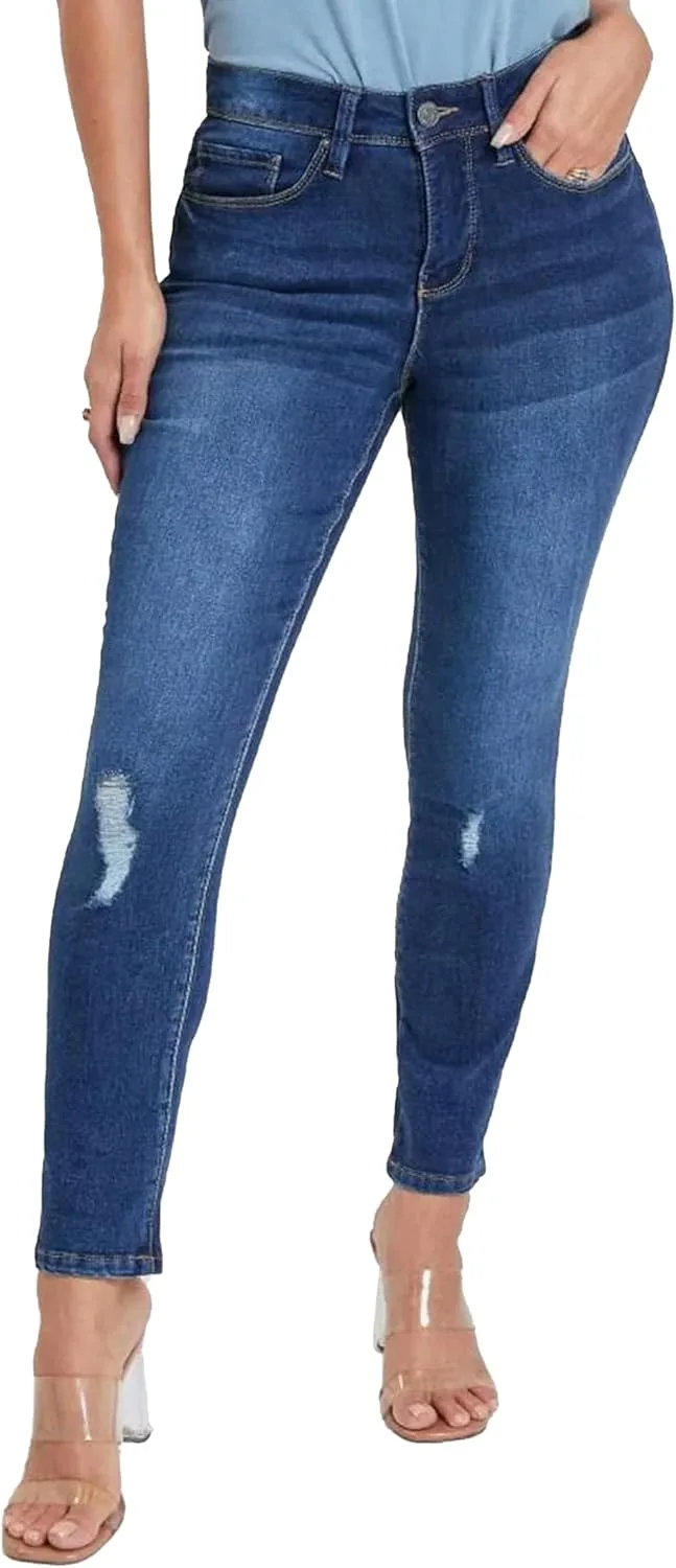 

Royalty for Me Women's Petite Tummy Control Classic Skinny Jean