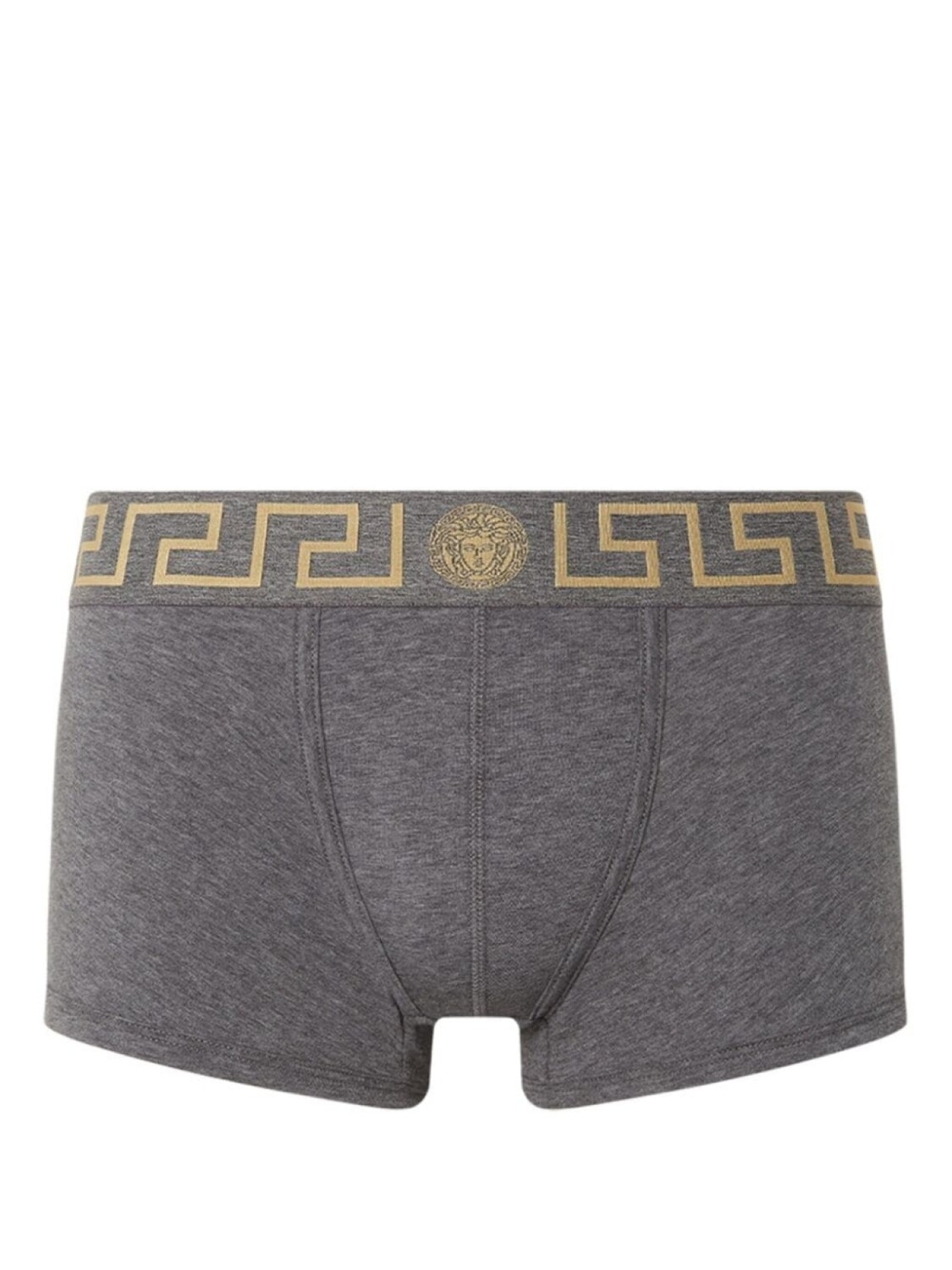 

Versace трусы-брифы с узором Greca, серый