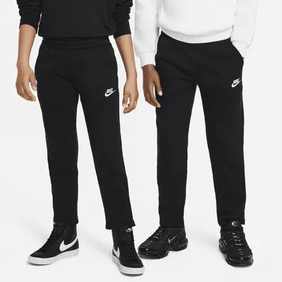

Брюки Nike Sportswear Club Fleece, черный/белый