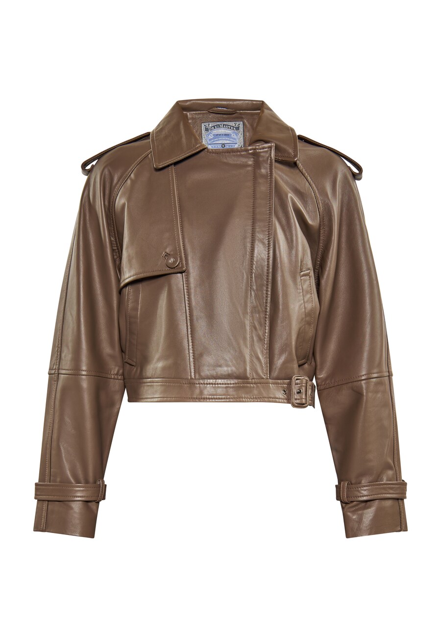 

Кожаная куртка DreiMaster Vintage Between-Season Jacket, коричневый