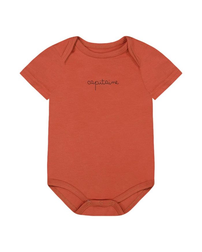 

Органический хлопковый комбинезон для мальчиков - Baby Deux par Deux, оранжевый