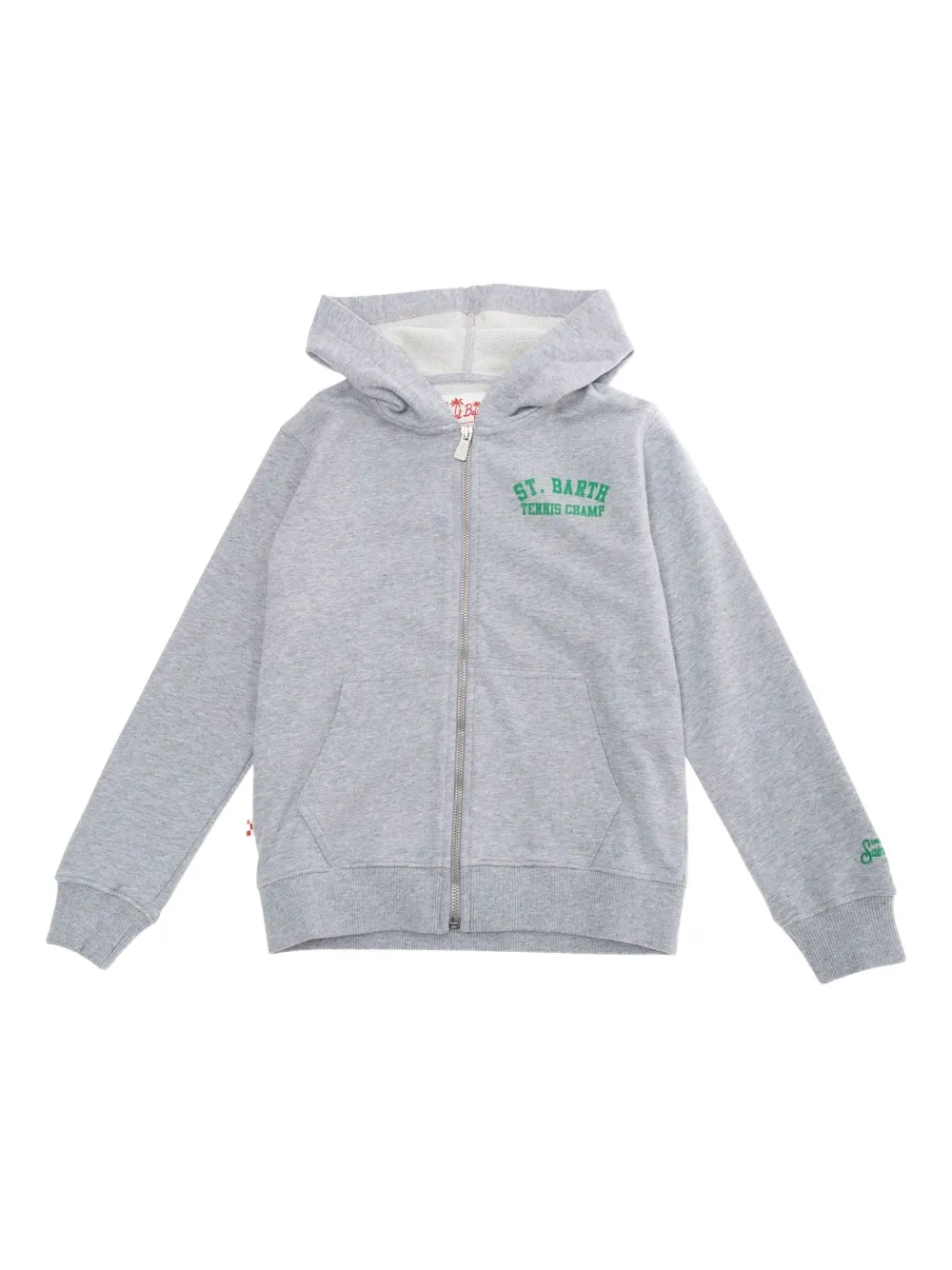 

Худи с логотипом MC2 Saint Barth Kids, серый
