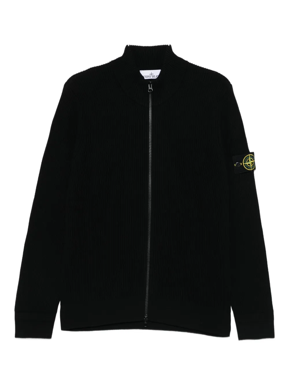 

Кардиган из чистой шерсти Stone Island, черный