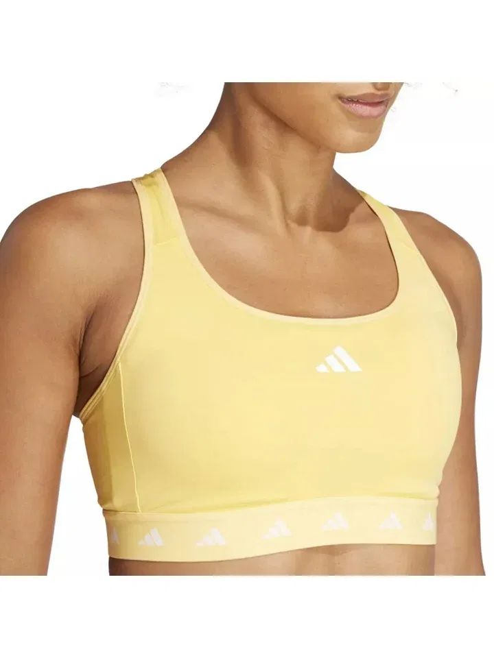 Спортивный бюстгальтер Aeroready, Adidas, желтый — фото 2