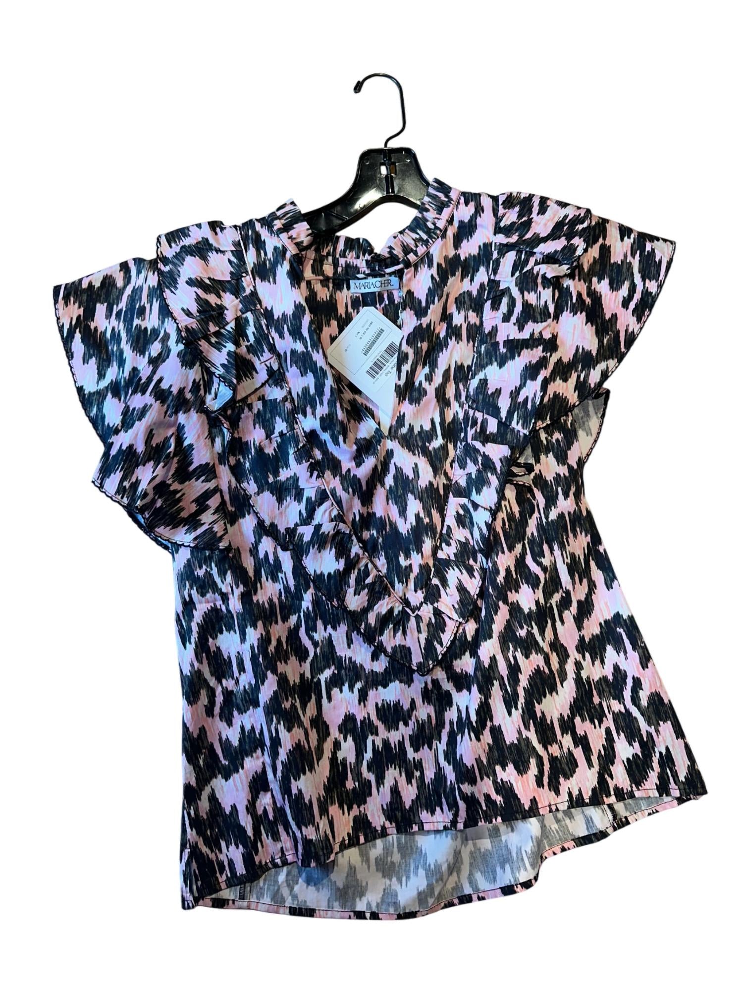 

Топ Дабир в розово-черном цвете Maria Cher