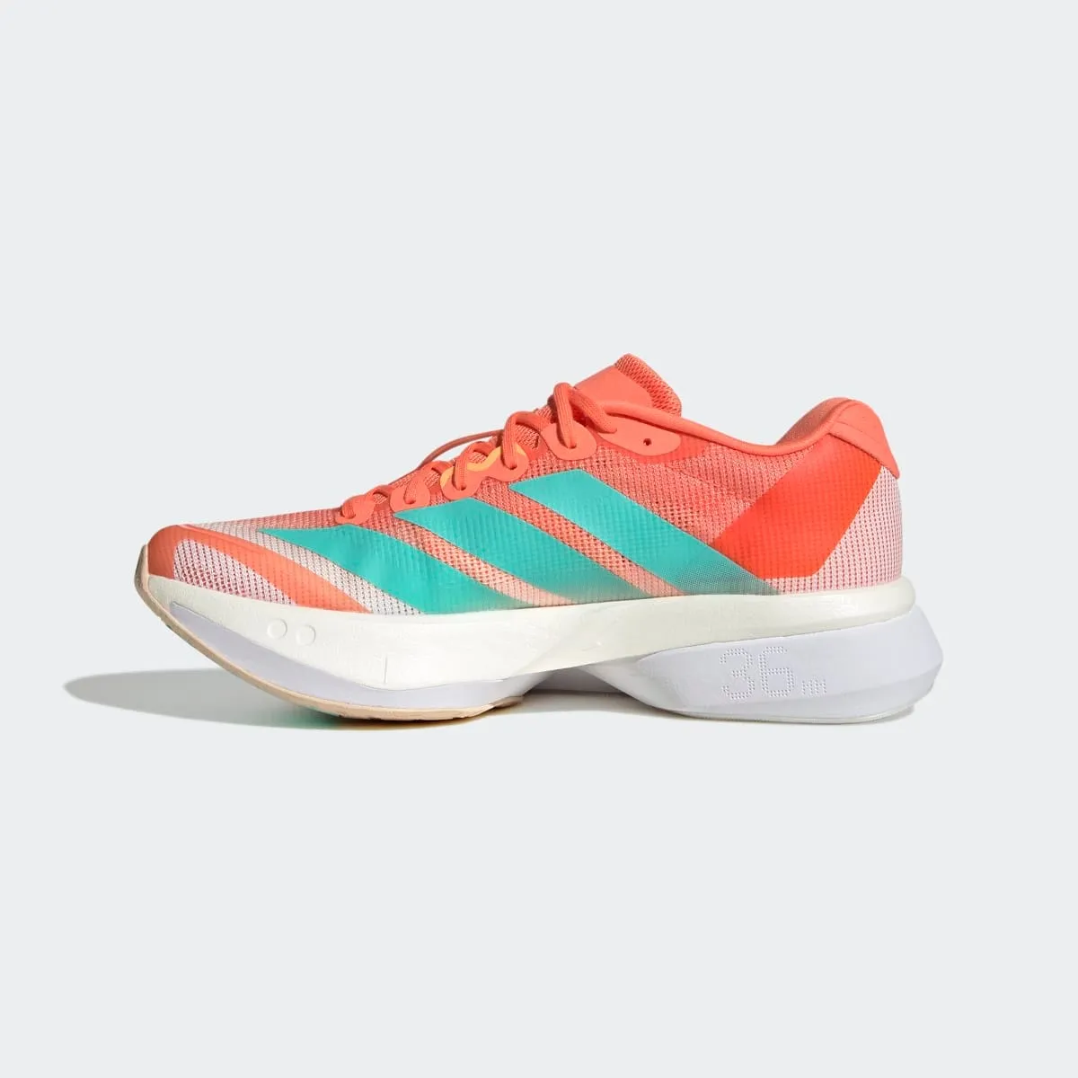 Женские беговые кроссовки Adizero Boston adidas, оранжевый — фото 4