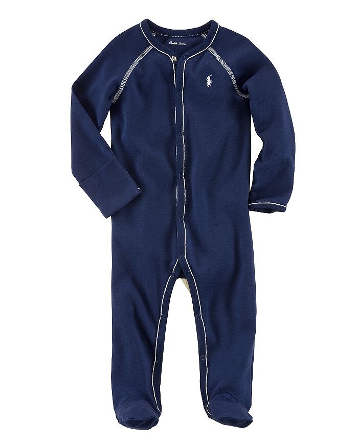 

Однотонный комбинезон Layette для мальчиков Ralph Lauren — для малышей, синий