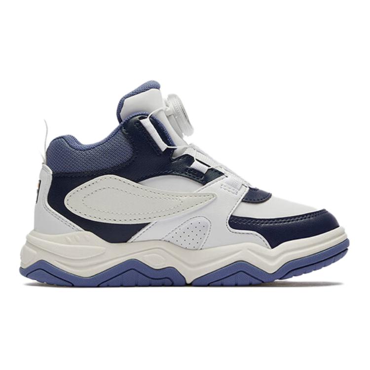FILA KIDS Антискользящие износостойкие мид-топы Kids Lifestyle Shoes White Black Kids' — фото 3