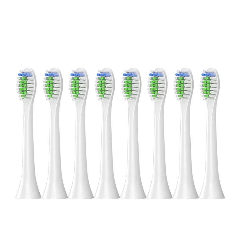 Сменные насадки для зубной щетки DONGNAILUN, Diamond Cleaning White 8 Pcs