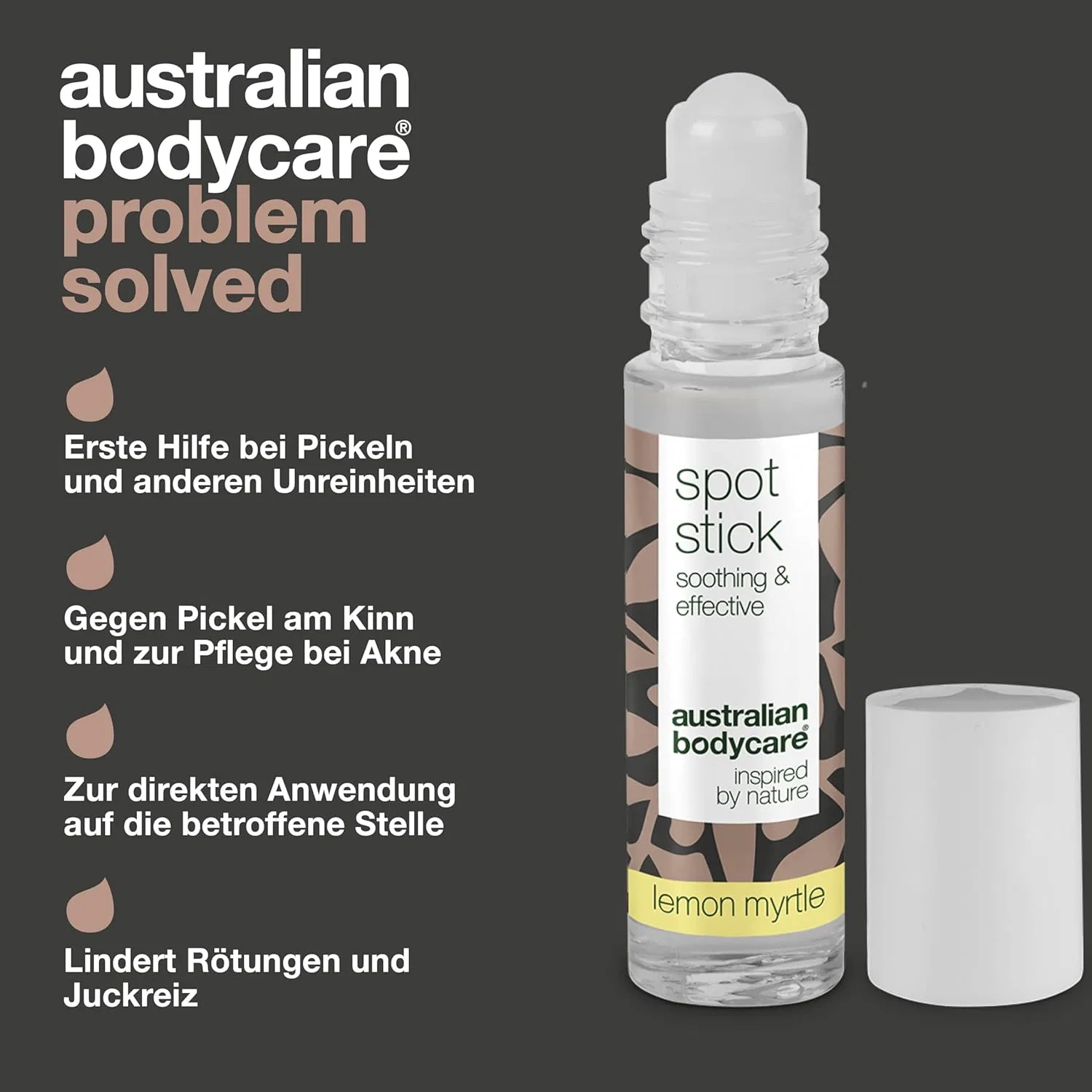 Гель для умывания Australian Bodycare — Карандаш от прыщей с маслом чайного дерева и лимонным миртом, 9 мл — фото 3