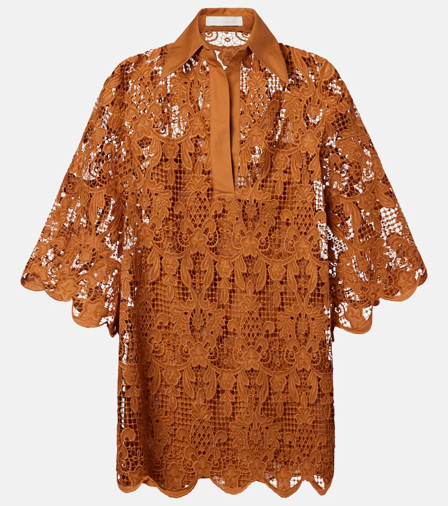 

Топ с кружевным воротником коко Zimmermann, Biscuit