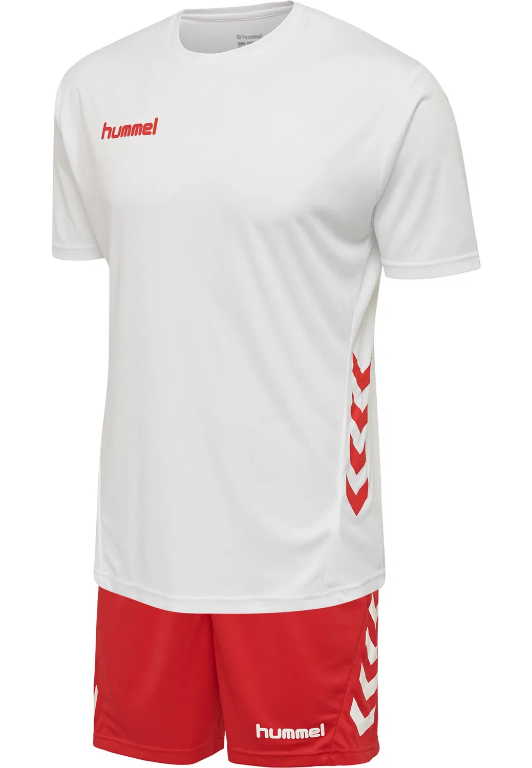 Костюм детский, регулируемая талия, Hummel, белый/красный