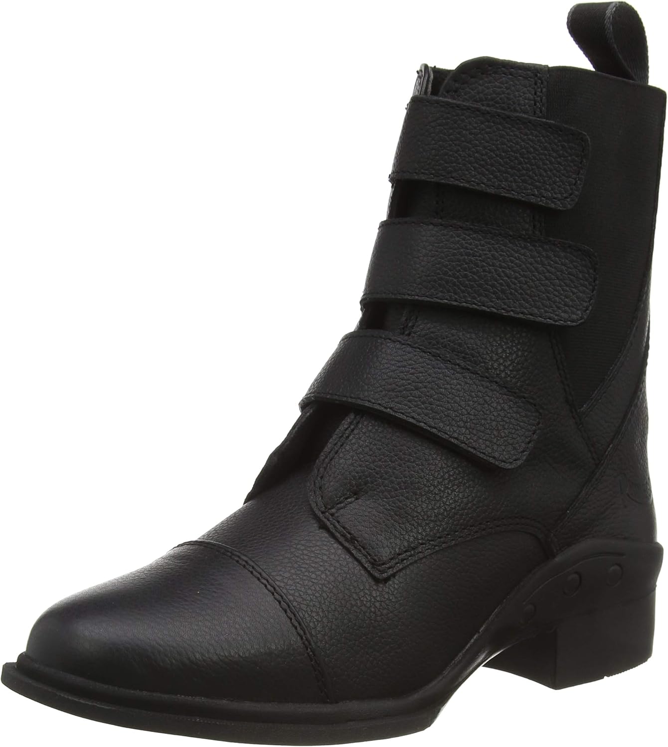 

Сапоги для верховой езды Rhinegold Elite Montana из кожи с застежкой на липучке, черный