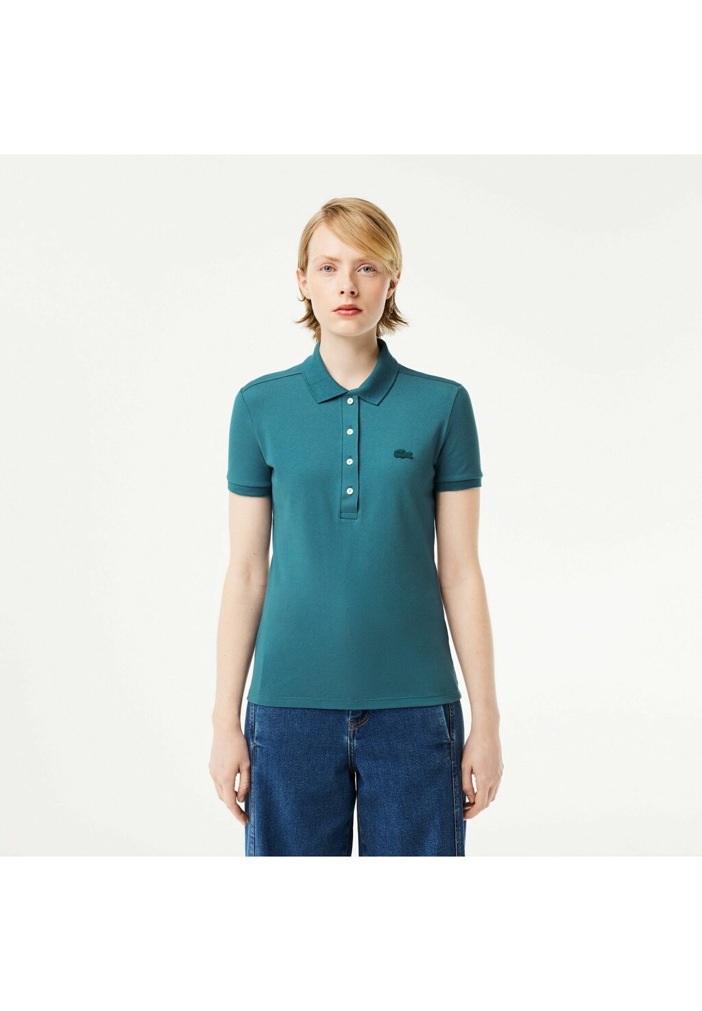 

Поло Lacoste, синий
