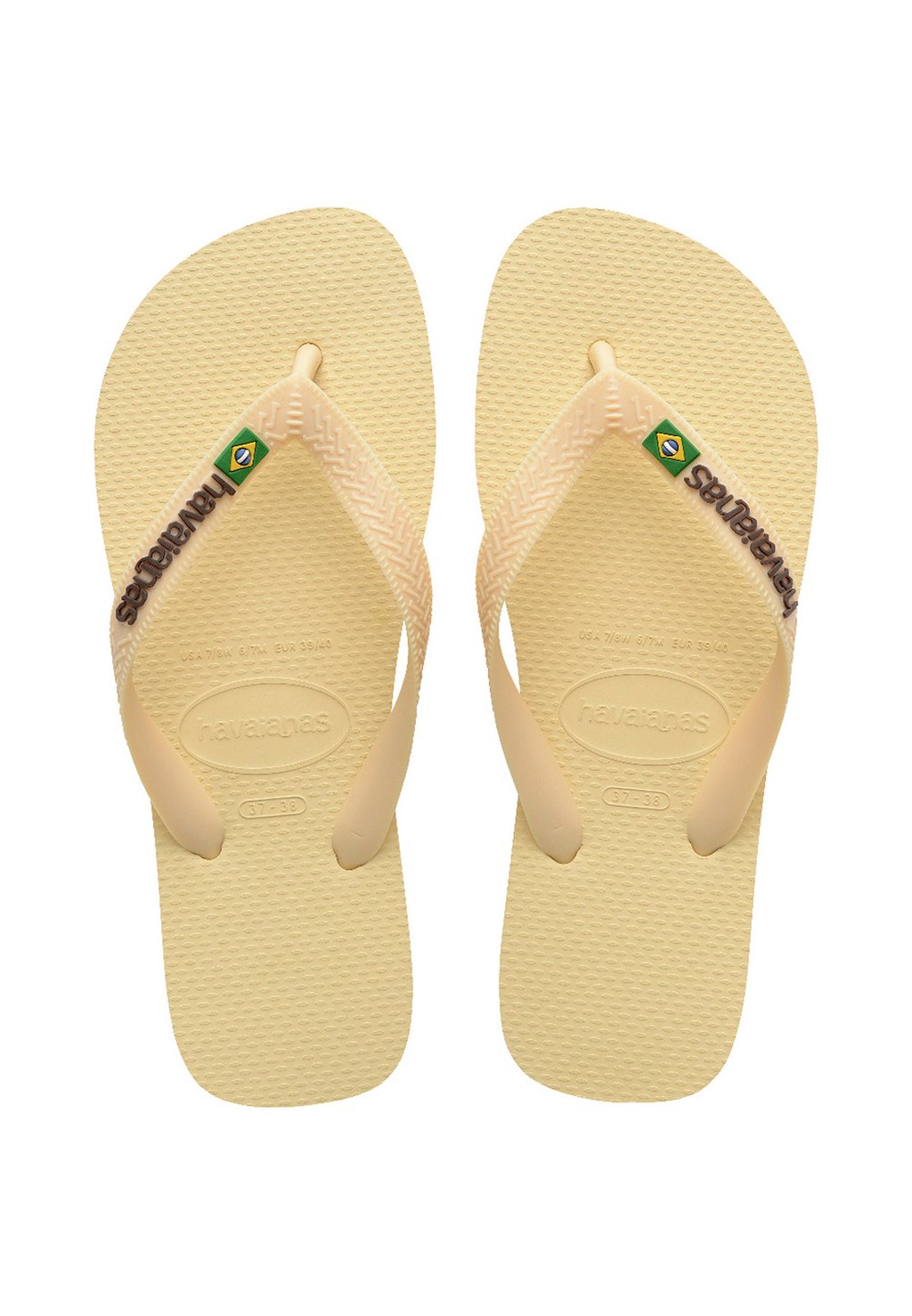 

Шлепанцы BRASIL LOGO BUTTERCREAM UNISEX Havaianas, молочный