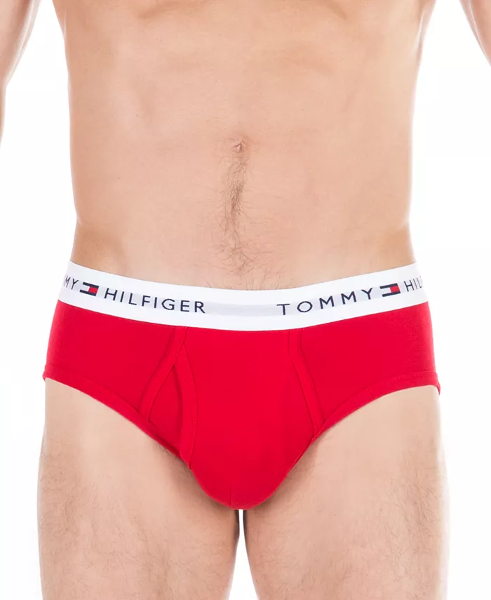 Мужские классические хлопковые трусы с влагоотводящим эффектом, 4 шт Tommy Hilfiger, коричневый — фото 2