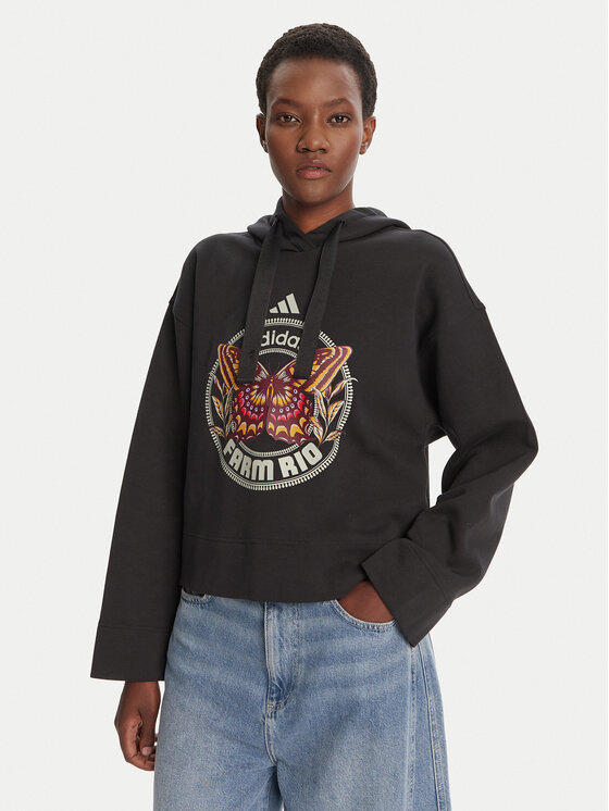 

Свитшот loose fit Farm JL8607 Adidas, чёрный