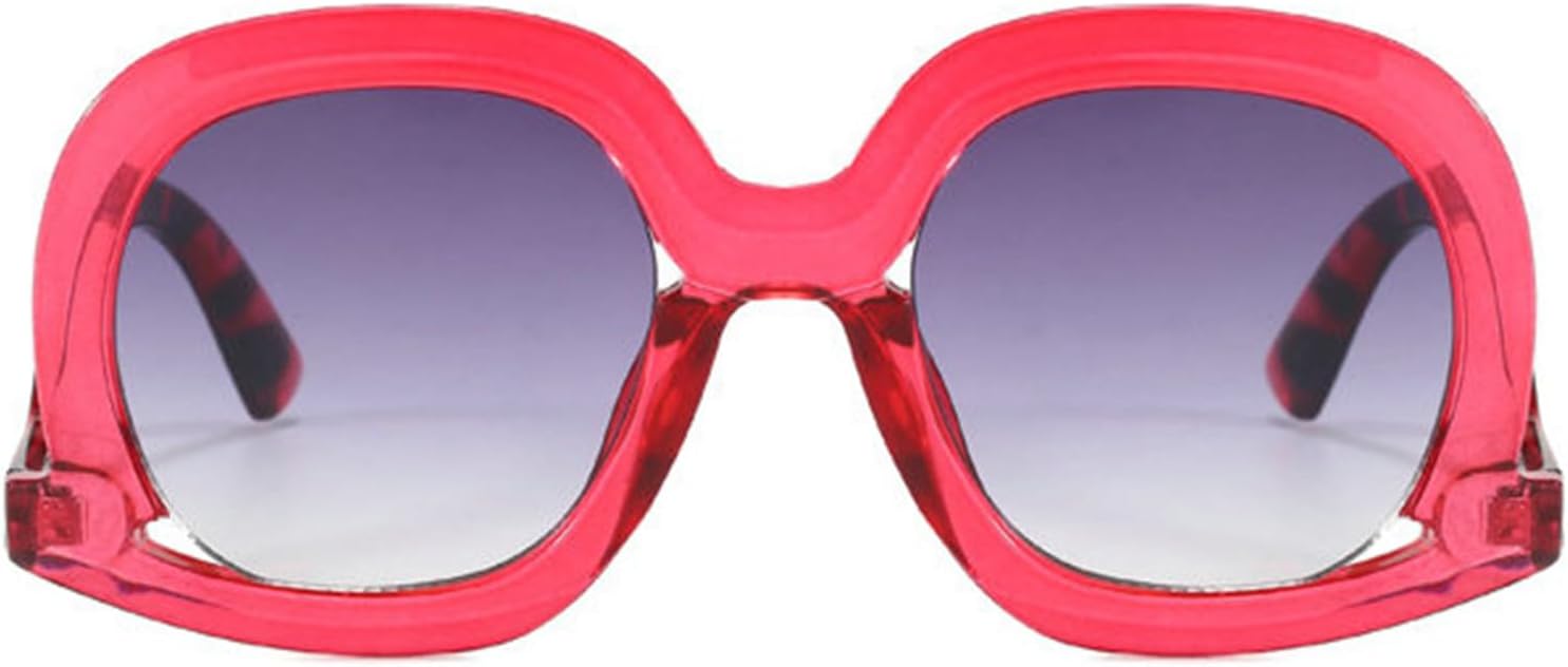 

Willochra Модные уникальные овальные солнцезащитные очки для женщин, яркие градиентные очки с леопардовым принтом, защита от УФ-излучения UV400, модные полые солнцезащитные очки для мужчин, C3