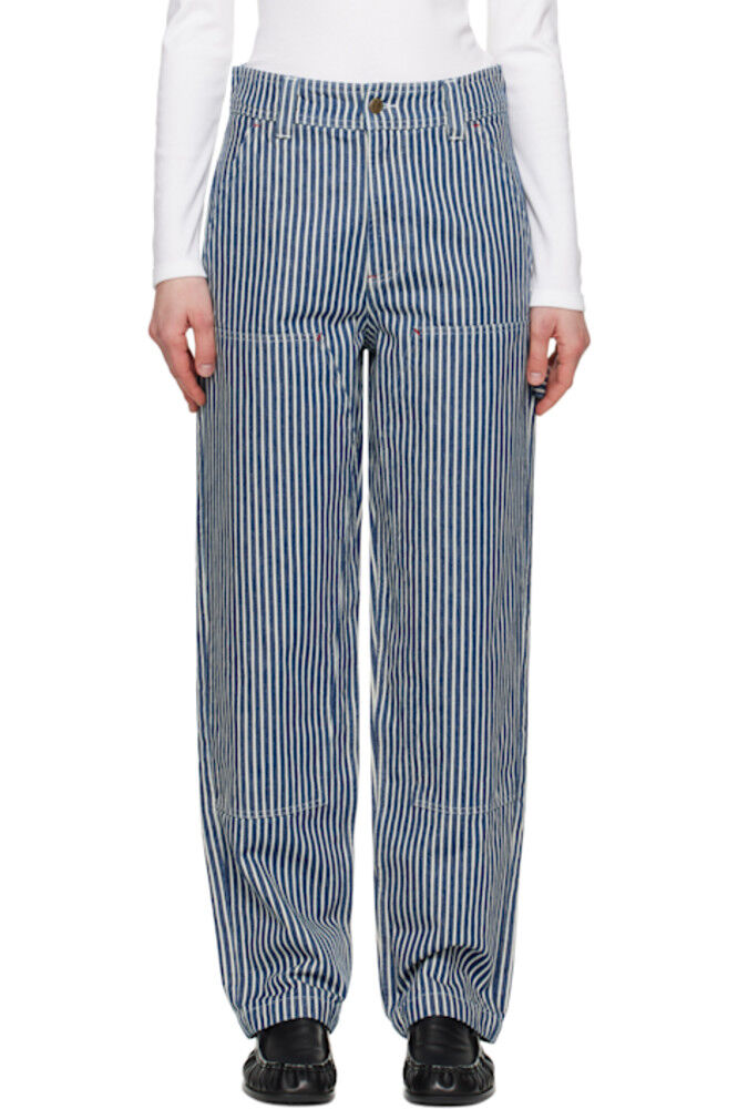 

Сине-белые джинсы Gustav A.P.C.