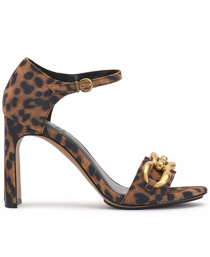 Женские босоножки Aurelia Chain на высоком каблуке Vince Camuto, коричневый — фото 2