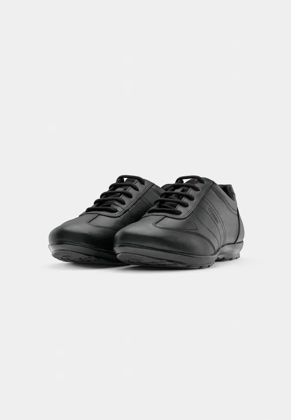 Повседневные кроссовки на шнуровке с символом uomo Geox, Black — фото 4