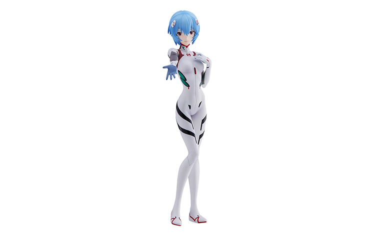 

SEGA Rei Ayanami, Neon Genesis Evangelion Movie Momentary White Overwhelming Instant Bonus Gifts 19cm