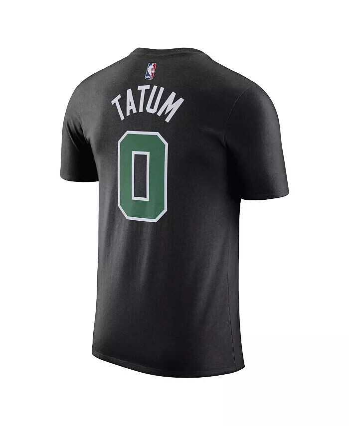 Мужская черная футболка с именем и номером Джейсона Татума Boston Celtics 2022/23 Statement Edition Jordan, черный — фото 2