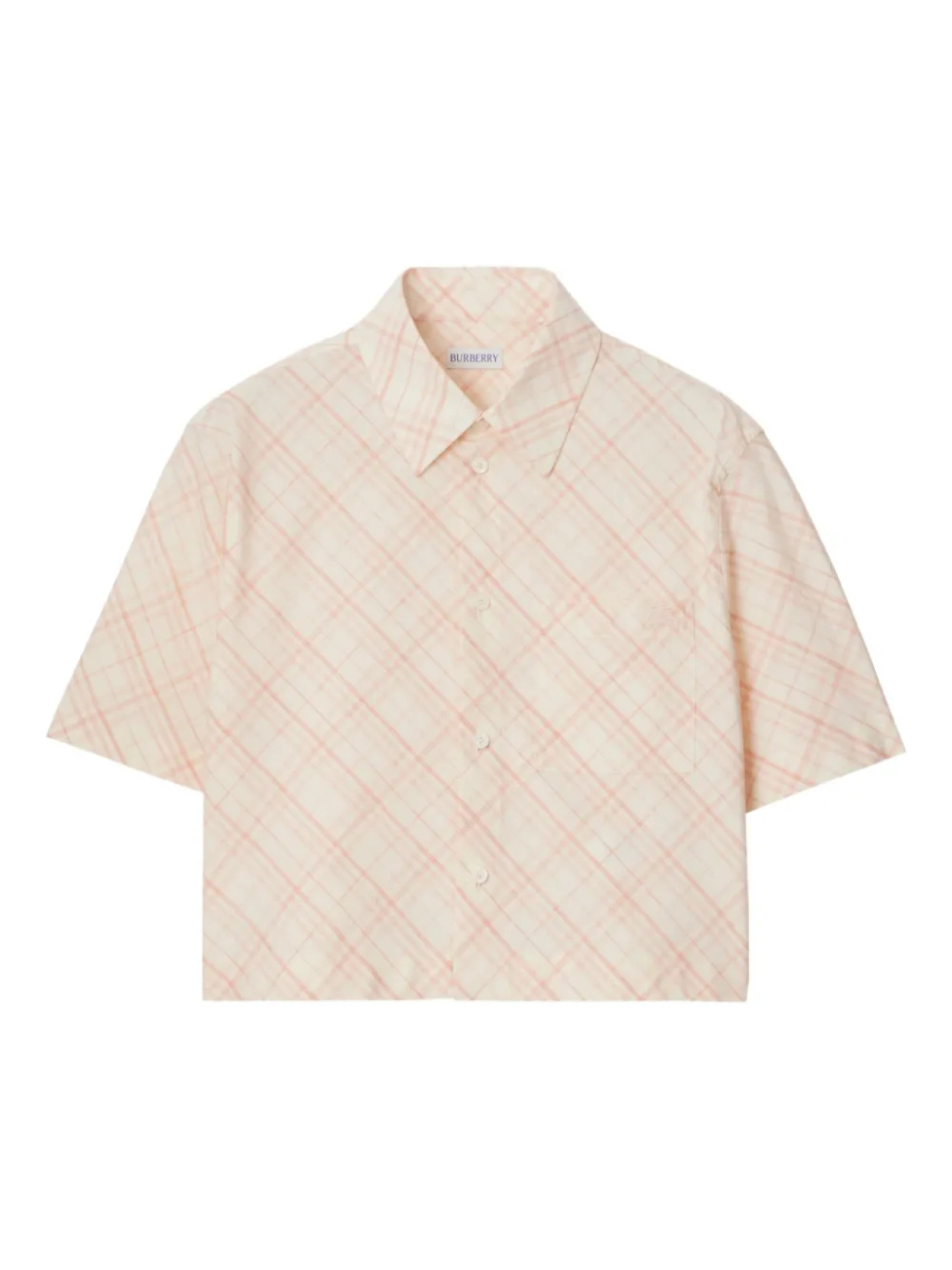 

Burberry рубашка в клетку, розовый