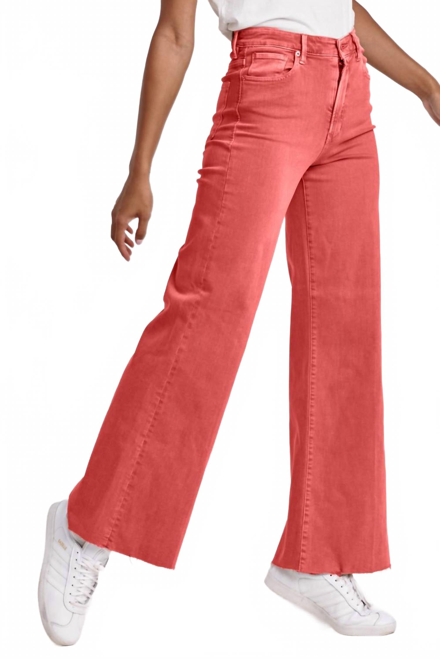 

Джинсы Fiona средней посадки Wide Leg в цвете Viva Magenta DEAR JOHN DENIM, Viva Magenta