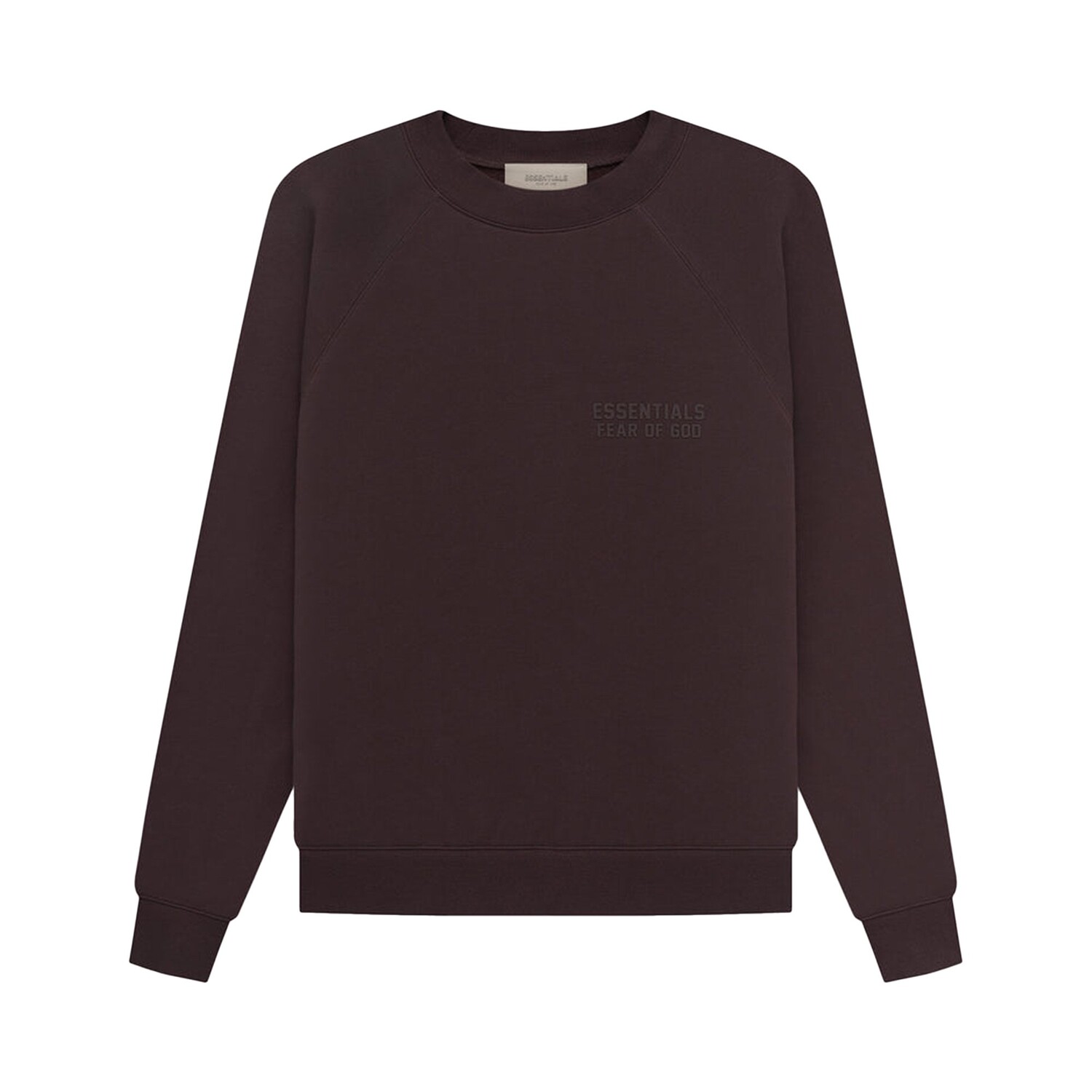 

Толстовка с круглым вырезом Fear of God Essentials, цвет Сливовый