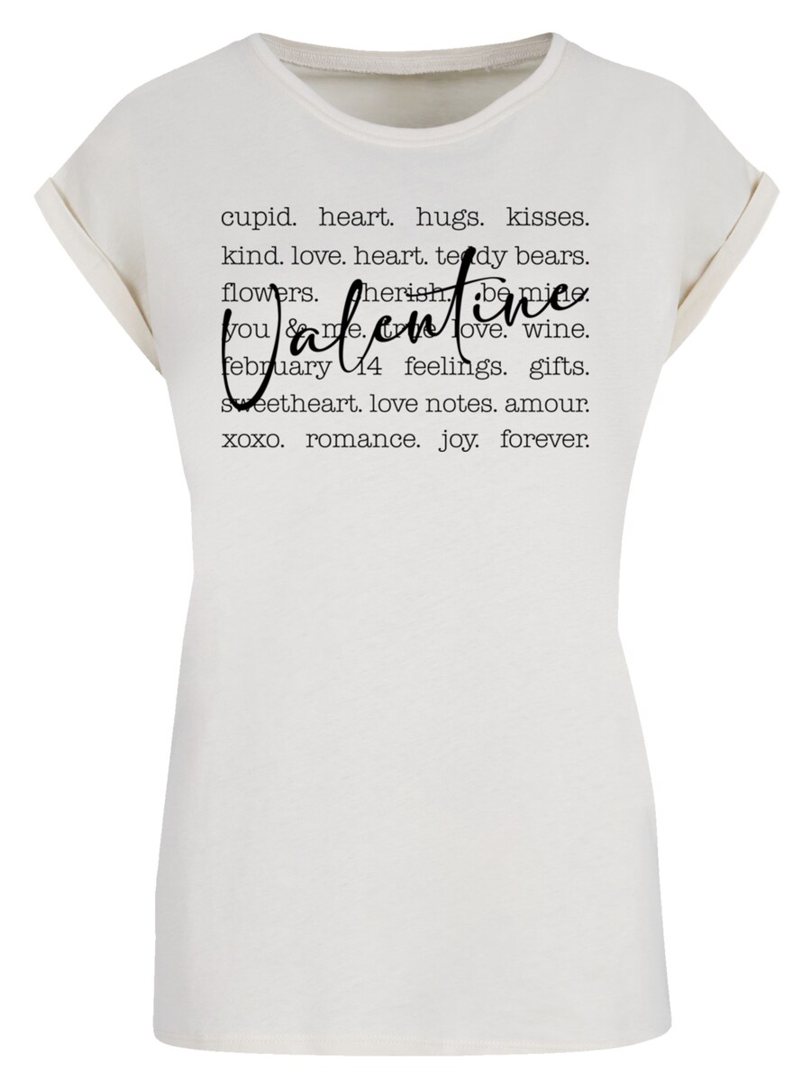 

Рубашка F4NT4STIC Valentine Herz Hugs Kisses Love Flowers Joy, песочный