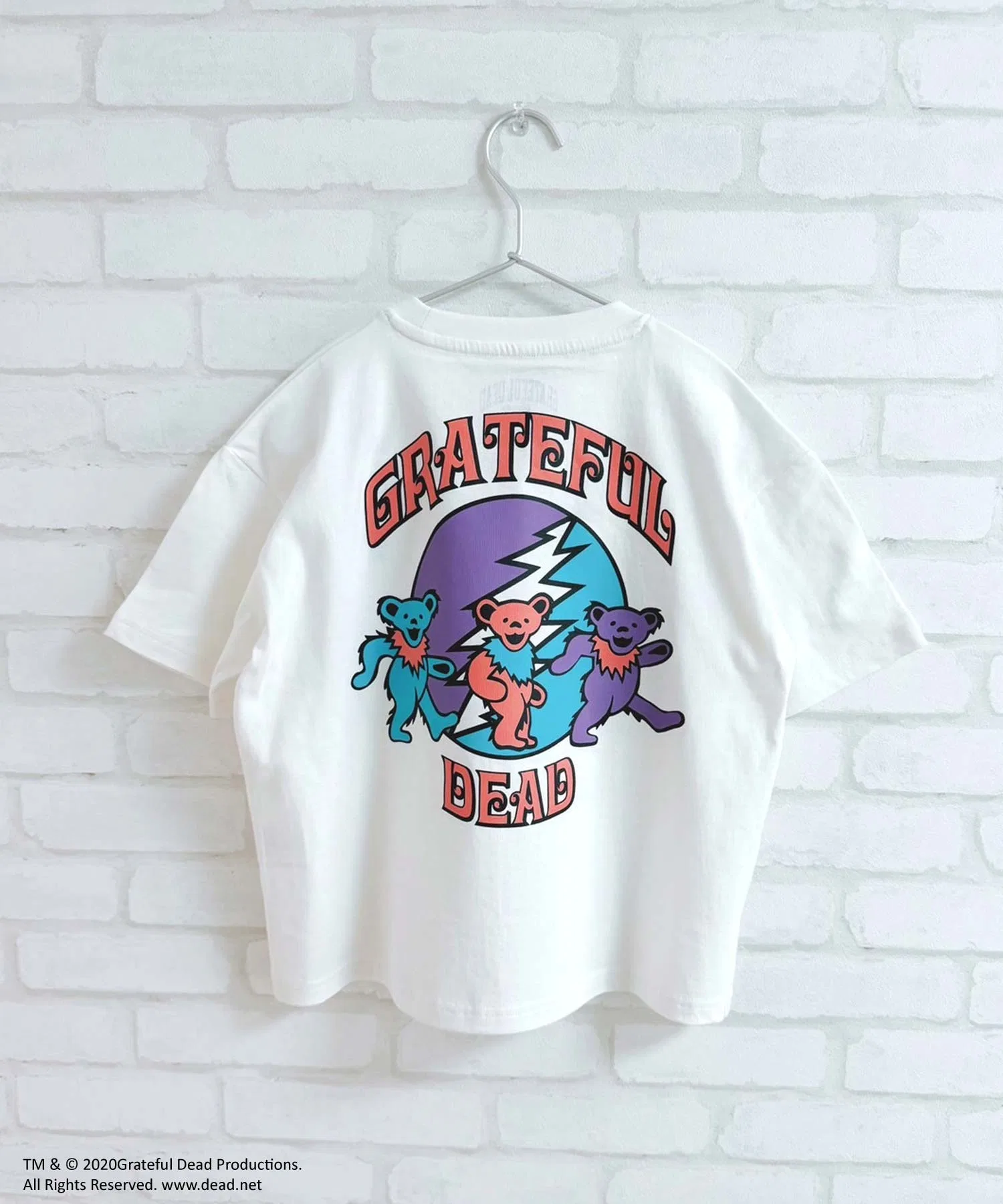 Детская футболка Grateful Dead с принтом "Танцующие медведи" — фото 4