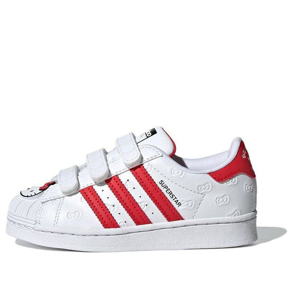 

Кроссовки superstar x hello kitty Adidas, белый
