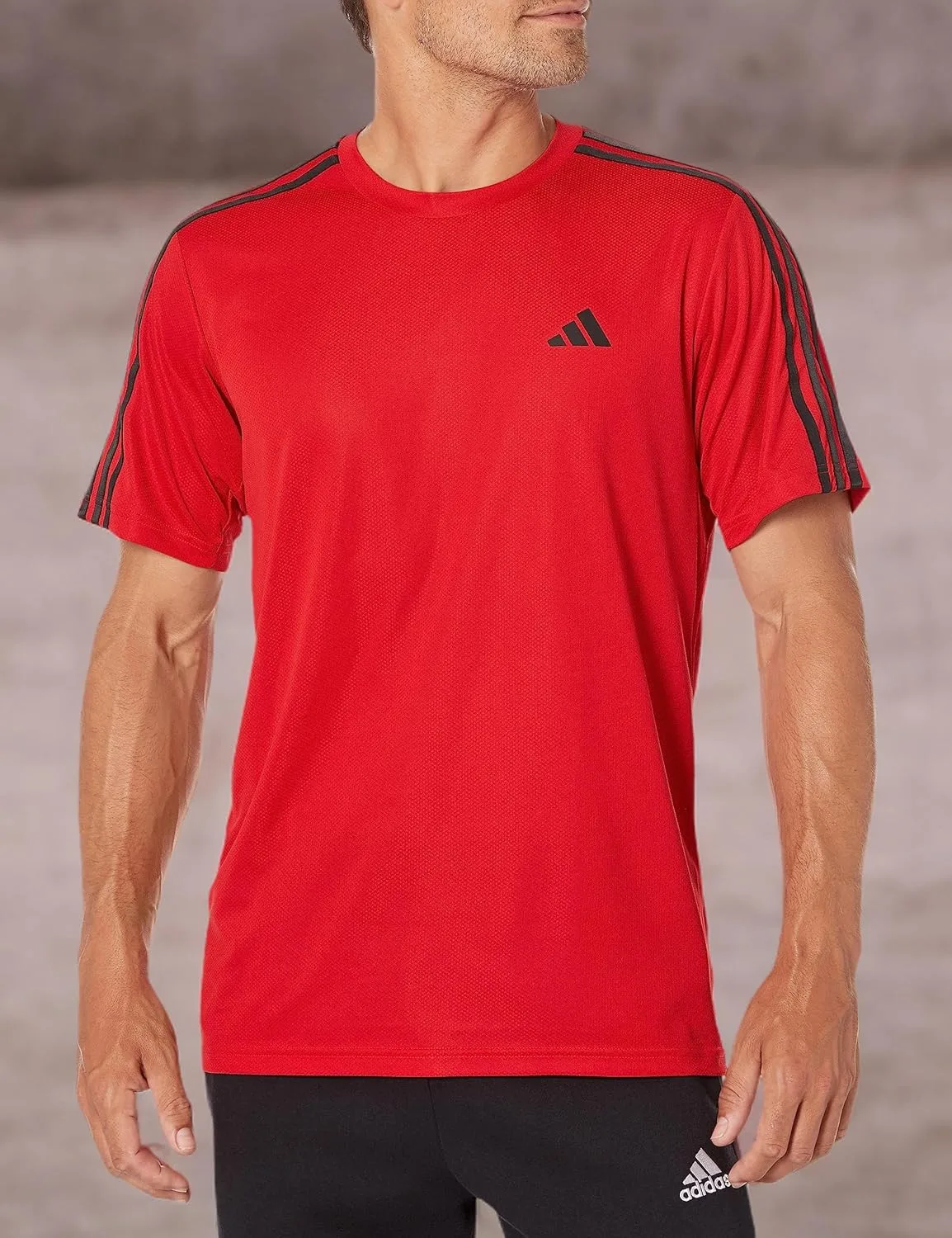 Футболка для тренировок adidas Base 3-Stripes — фото 3