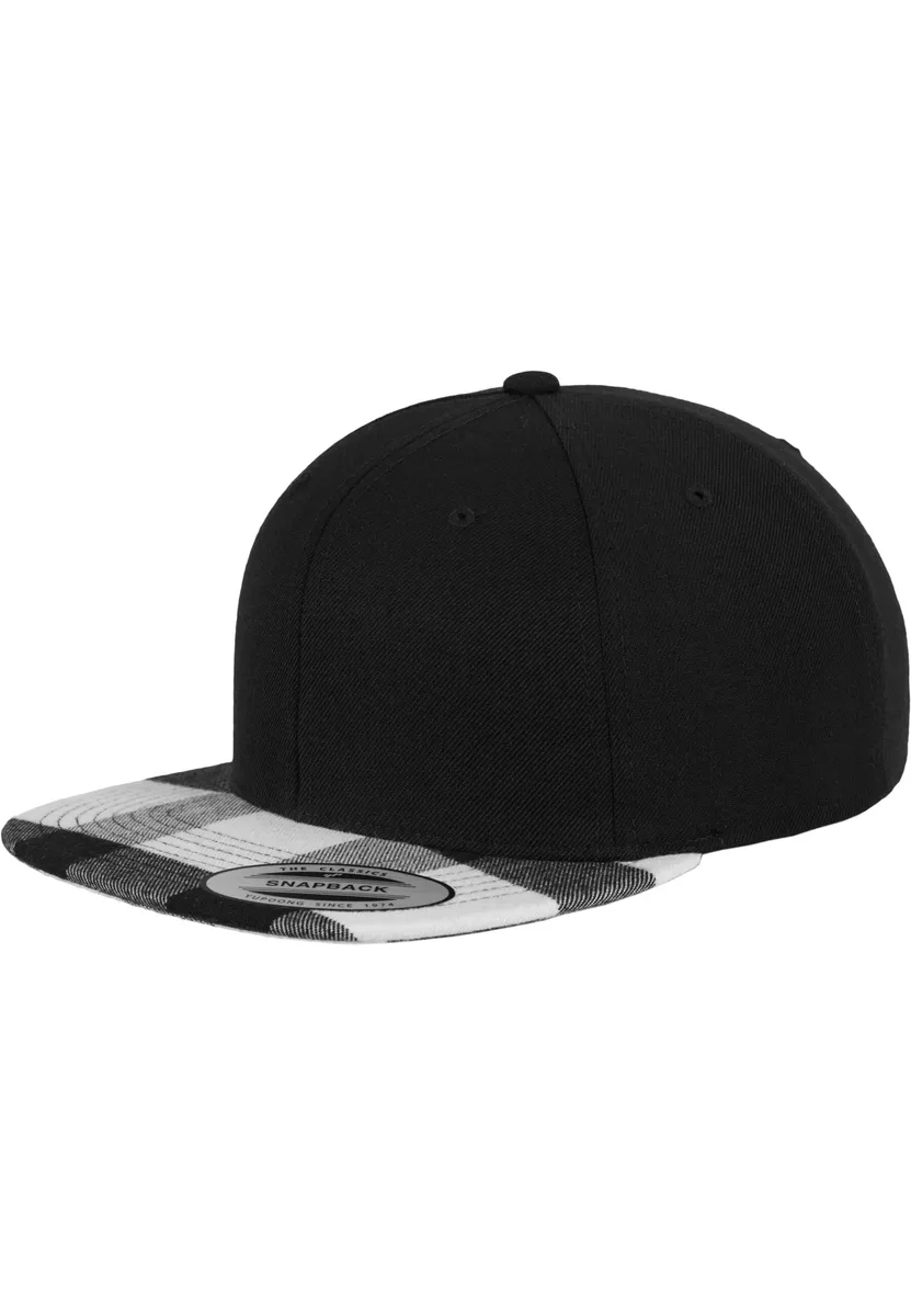 

Кепка Flexfit Snapback " Flexfit Snapback Клетчатый фланелевый козырек Snapback", белый