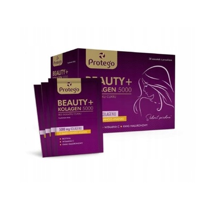 

Beauty Collagen 5000 со вкусом манго и ананаса, 30 пакетиков Protego