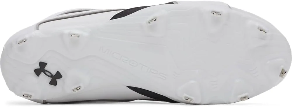Бейсбольные бутсы Under Armour для мужчин Yard Icon MT, белый/черный — фото 3