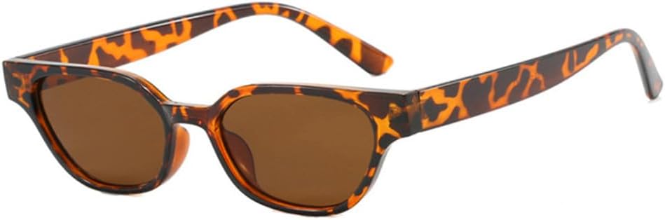 

Женские солнцезащитные очки «кошачий глаз» с леопардовым принтом, защита от ультрафиолета UV400, для занятий спортом на открытом воздухе, бега и езды на велосипеде generic, Leopard Tea