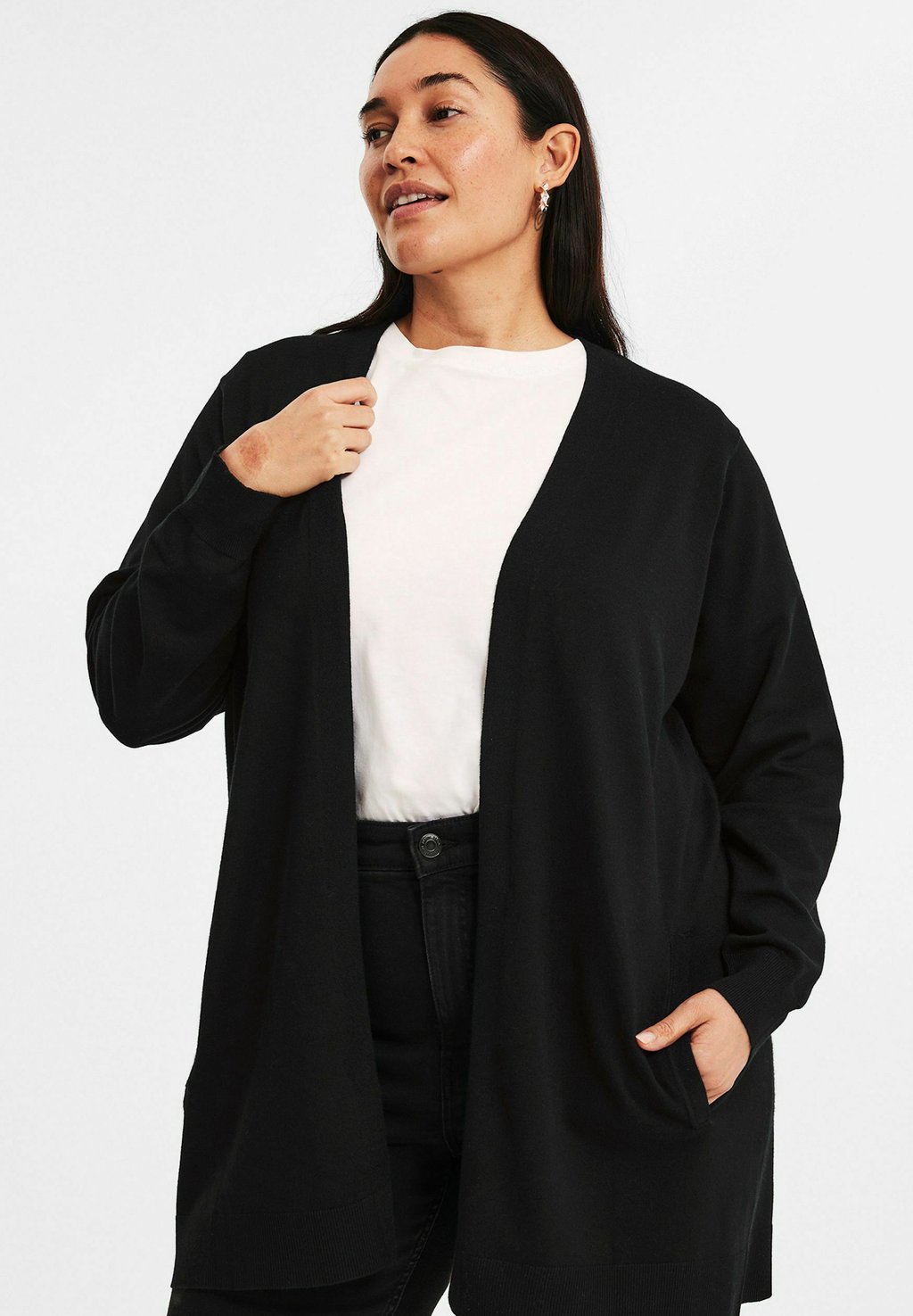 

Кардиган LÅNG XLNT by Kappahl, черный